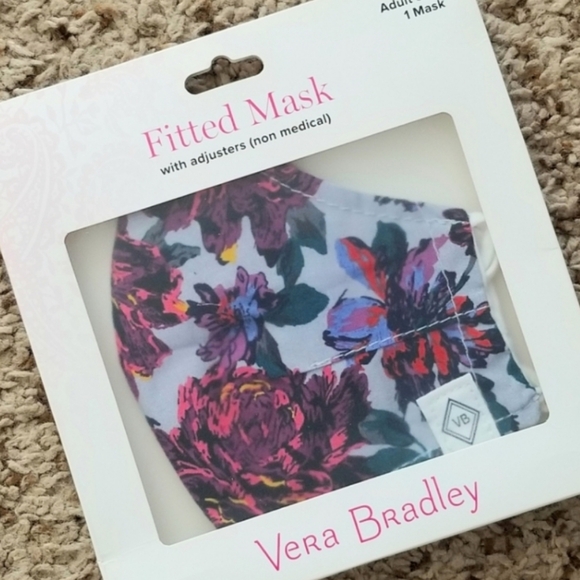 ❗Vera Bradley Face Mask Neon Blooms❗ - Picture 1 of 4